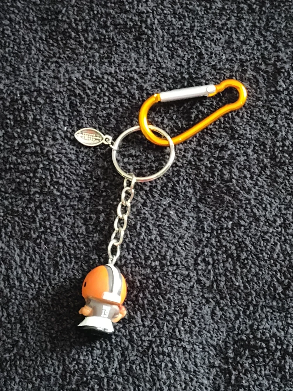 NFL 🏈 Cleveland Browns #19 KOSAR Teenymates Keychain - Orange